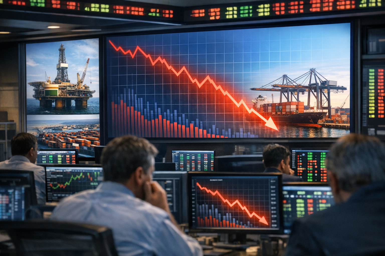 Painel da bolsa brasileira com ações da B3, Ibovespa e reação do mercado aos principais fatores do dia