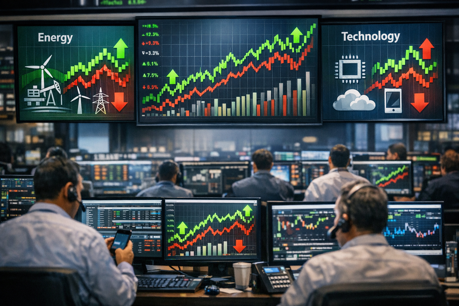 Painel da bolsa brasileira com acoes da B3, Ibovespa e variacao dos principais papeis do mercado