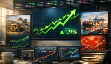 Painel da bolsa brasileira com ações da B3, Ibovespa e reação do mercado aos principais fatores do dia